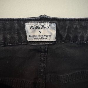White Birch Charcoal Denim